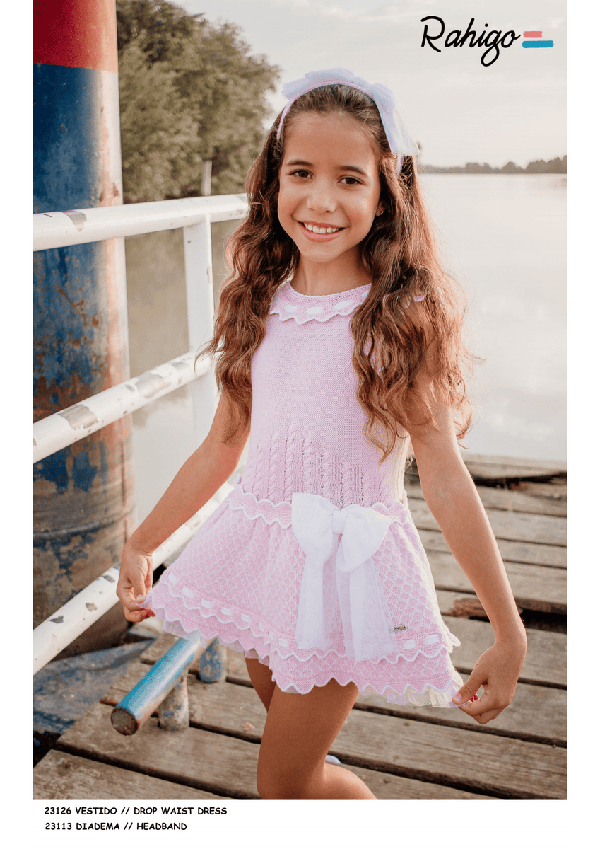 SS23 RAHIGO (BABY PINK&WHITE) 23126 – Little Closet BabyWear