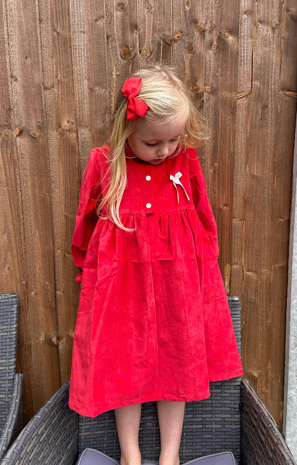 Luxury velvet Sonata Night gown RED – Little Closet BabyWear