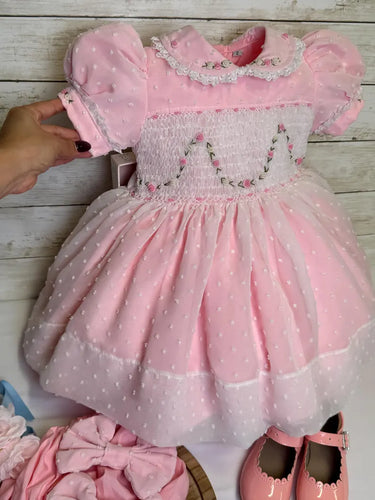Luxury organza smock 5/6weeks delivery 1098