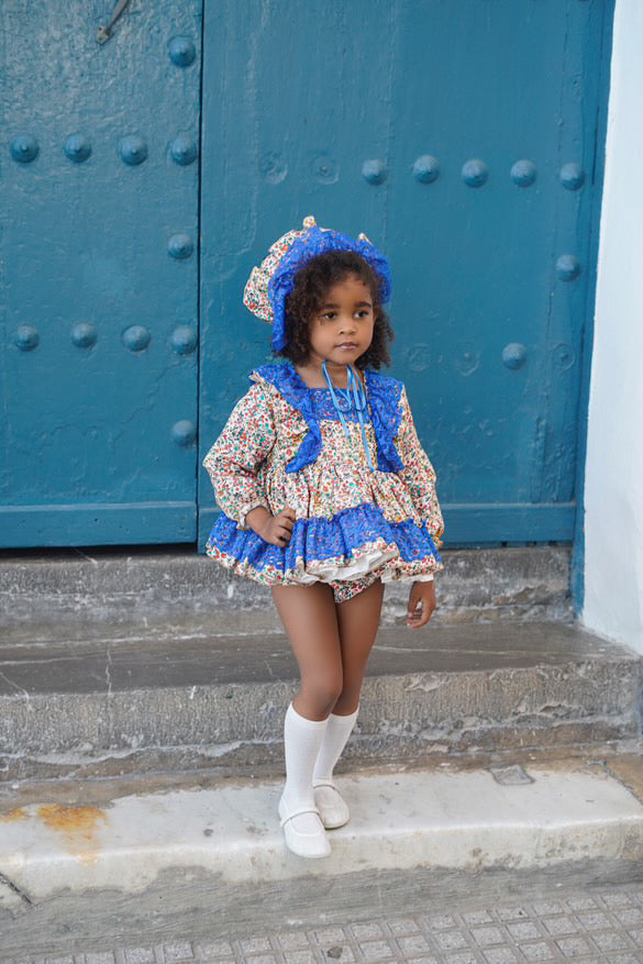Aw25 ela dress and bonnet