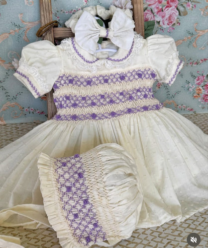 Aw25 luxe smocked dress (5/6weeks)