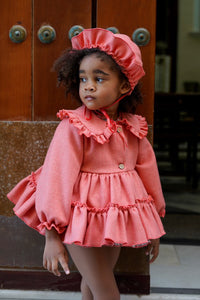 Aw25 ela coat and bonnet