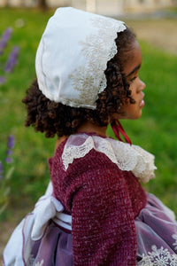 Aw25 ela dress and bonnet