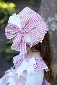 Aw25 ela dress and bonnet