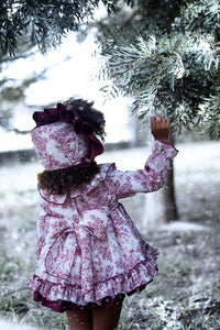 ELA AW24 dress knickers and bonnet  (handmade 6weeks)