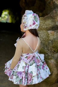 Aw25 ela dress and bonnet