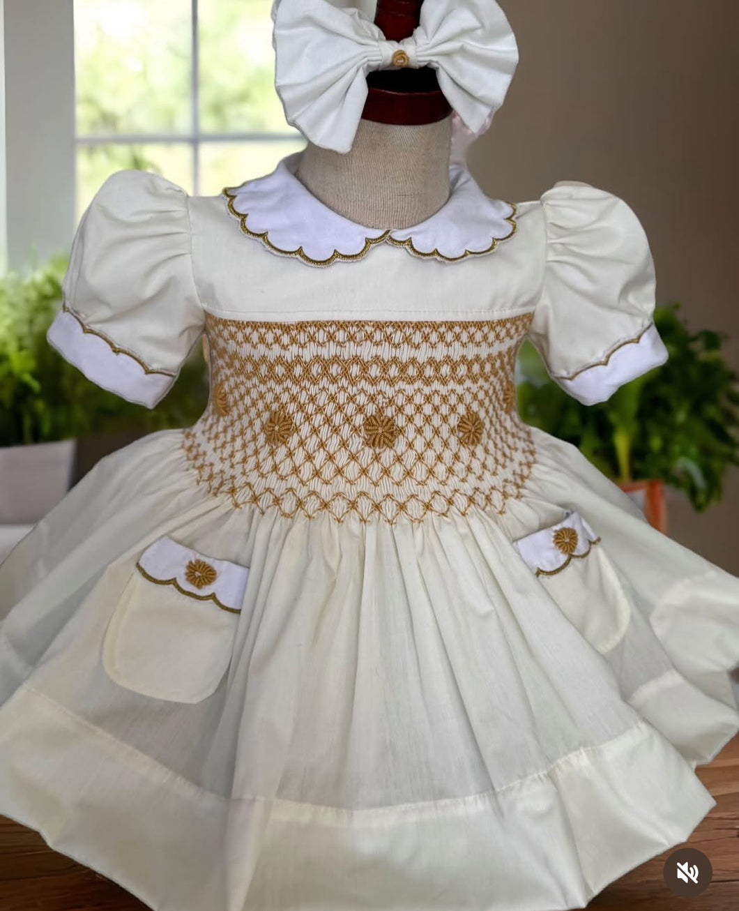 Aw25 luxe smocked dress (5/6weeks)