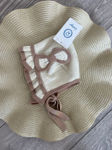Rahigo aw25 BONNET CREAM AND CAMEL