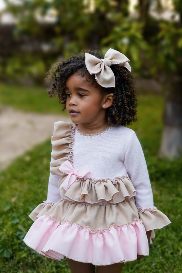 Aw25 ela dress and bonnet