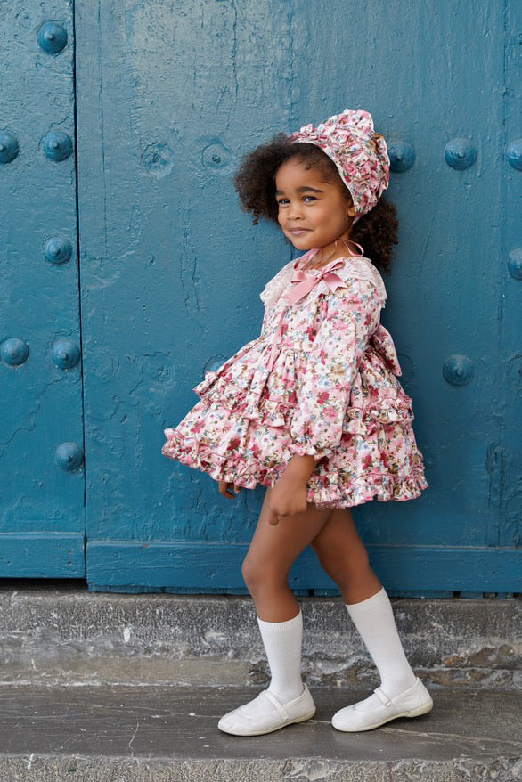Aw25 ela dress and bonnet