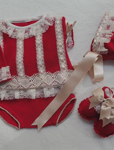 luxury knitted 3piece (Handmade 6-8week Leadtime)