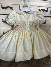 Handmade smocked dress set. 5/6weeks delivery