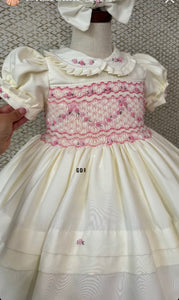 Handmade smocked dress set. 5/6weeks delivery