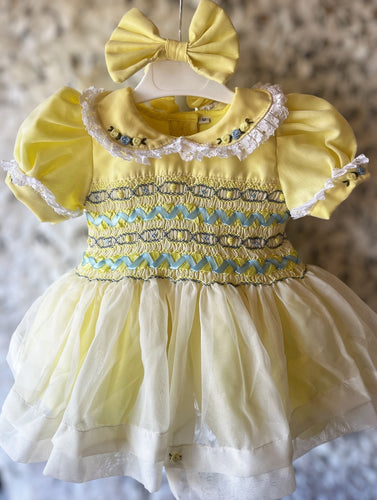 12months in stock Easter smock
