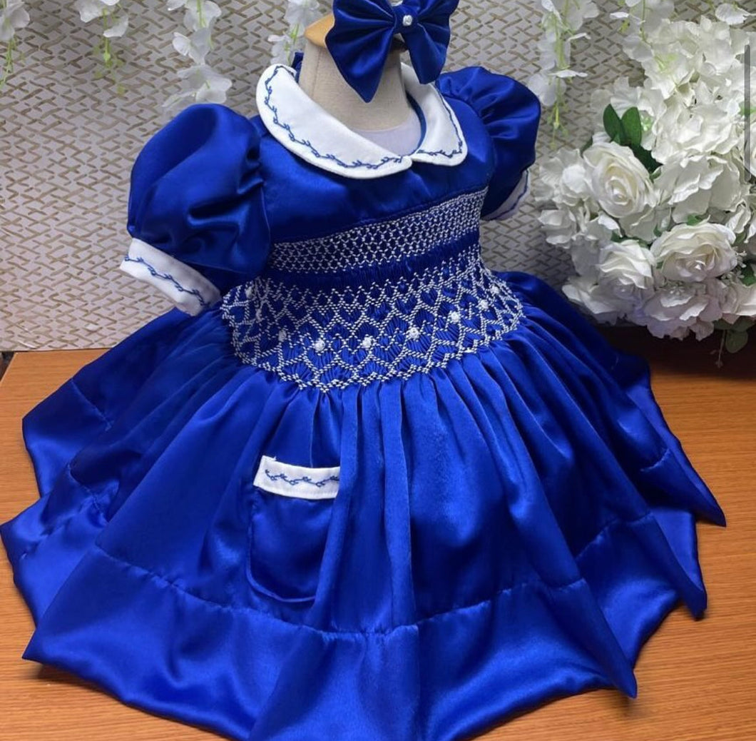 Handmade smocked dress set. 5/6weeks delivery