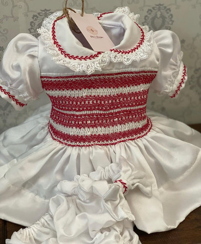 Handmade smocked dress set. 5/6weeks delivery