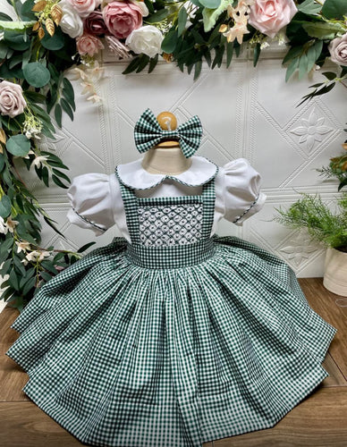 Handmade smocked dress set. 5/6weeks delivery