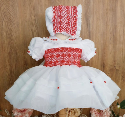 Handmade smocked dress set. 5/6weeks delivery