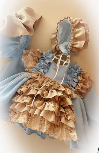 Aw25 ela dress and bonnet