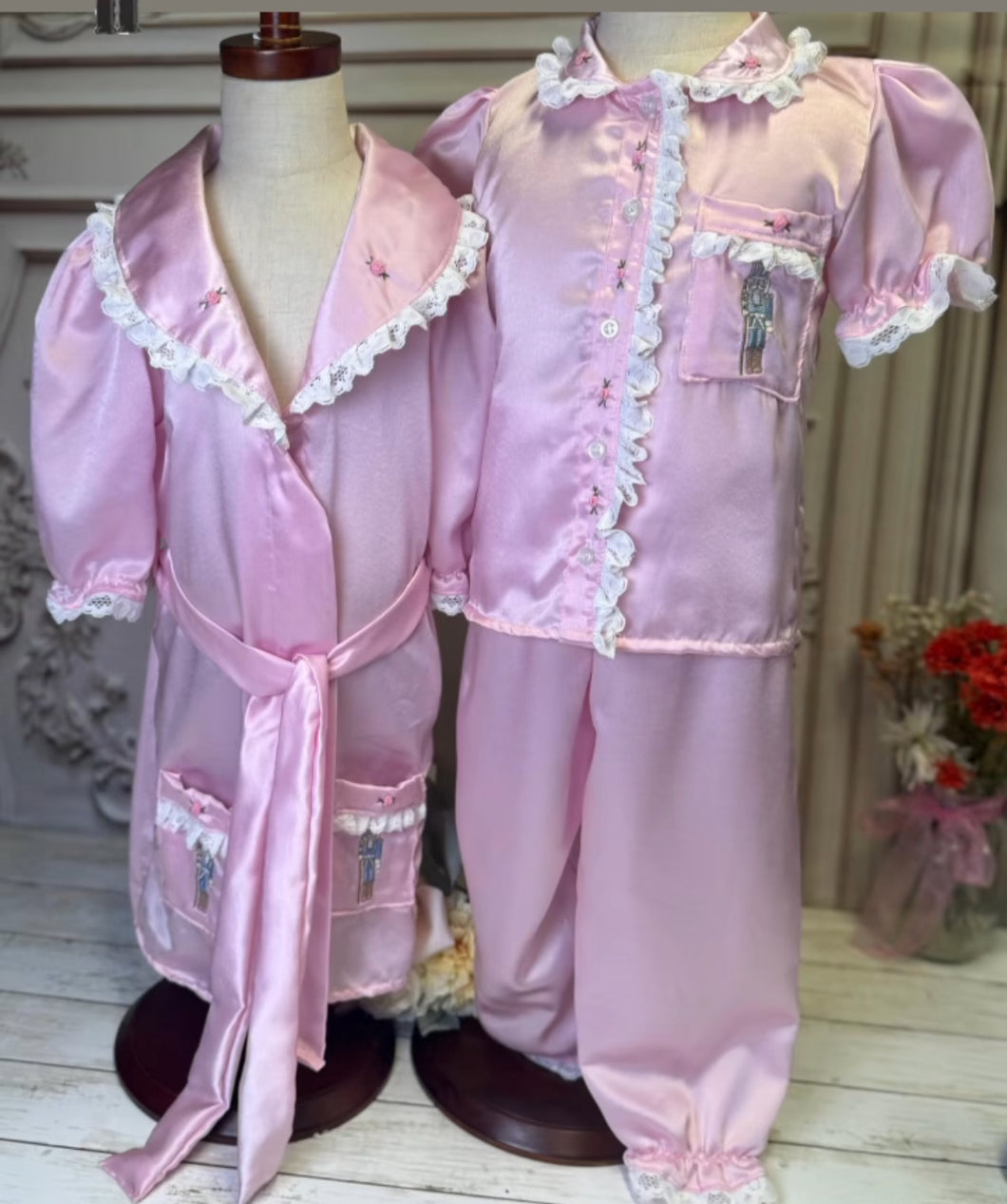 Handmade nutcracker Pyjamas set. 5/6weeks delivery