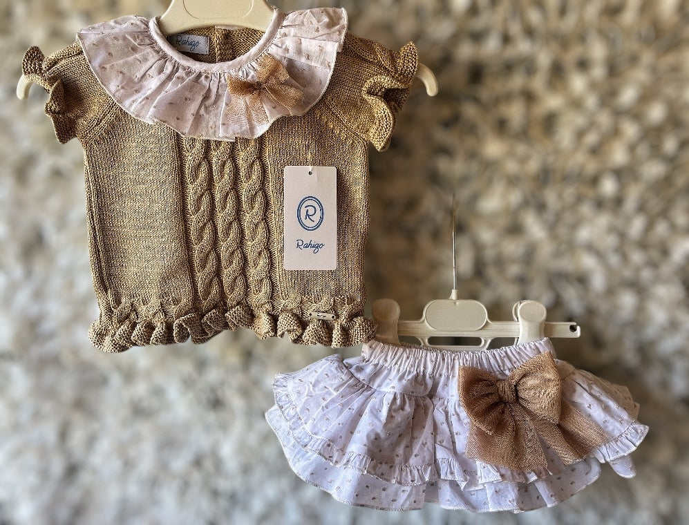 Baby Sleepwear Cloet Ropa Infantil Rahigo Ss25 Plumetti Top And