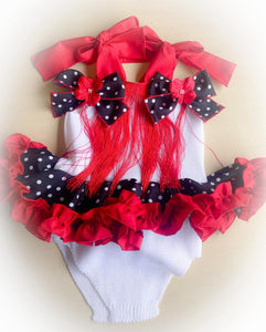 SS25 ela romper and hairpiece