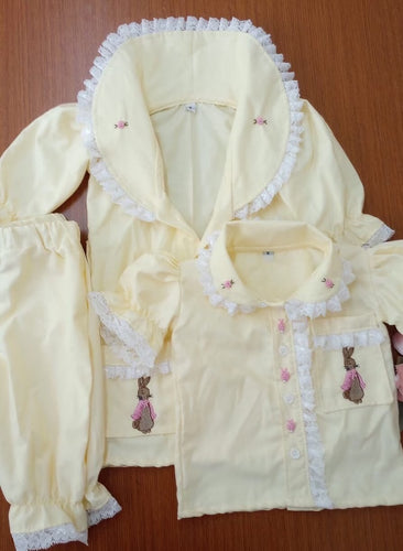 SS25 Handmade easter Pyjamas set. 5/6weeks delivery 1098