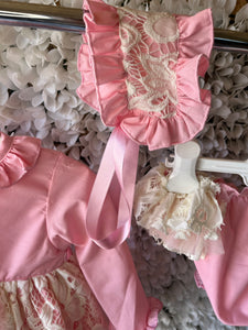 Ela ss22 dress knickers and bonnet (made to order)