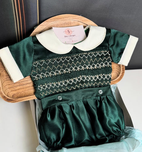 Luxury smocked romper (5/6weeks delivery)