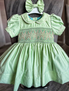 Handmade smocked dress set. 5/6weeks delivery