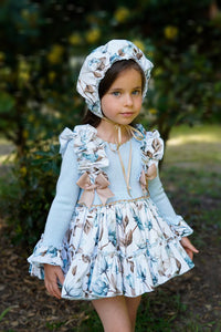 Aw25 ela dress and bonnet