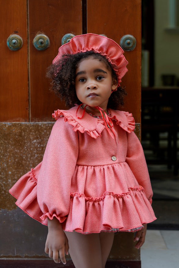 Aw25 ela coat and bonnet