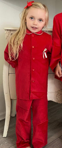 Age 5 sonata red velvet pjs