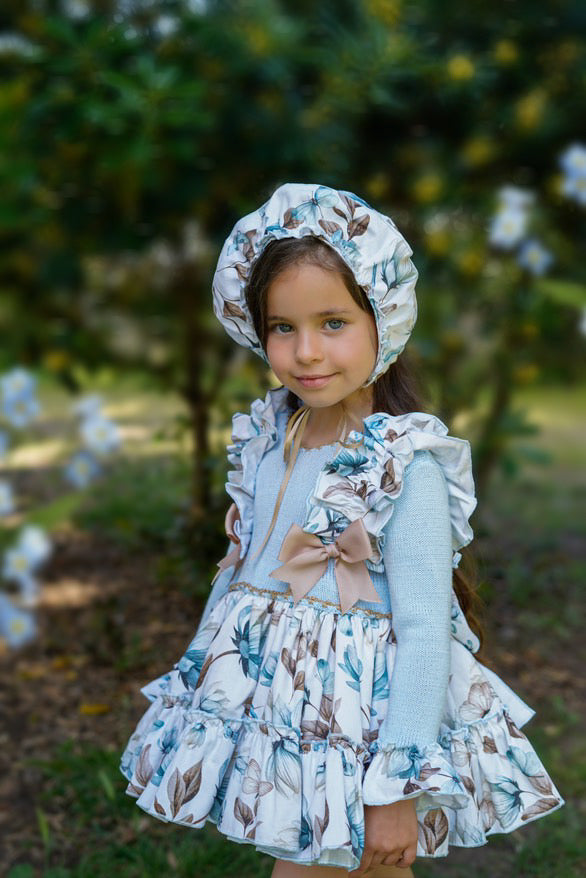 Aw25 ela dress and bonnet