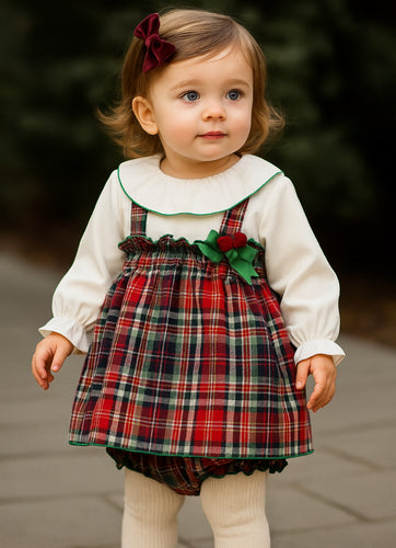 Girl's three Piece Checked Set 24700