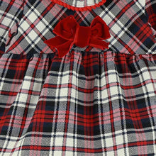 Bow Dress And knickers tartan classic
