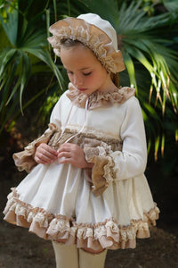 Aw25 ela dress and bonnet