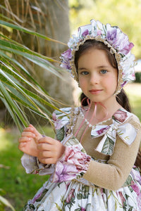 Aw25 ela dress and bonnet