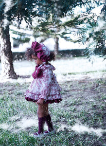 ELA AW24 dress knickers and bonnet  (handmade 6weeks)