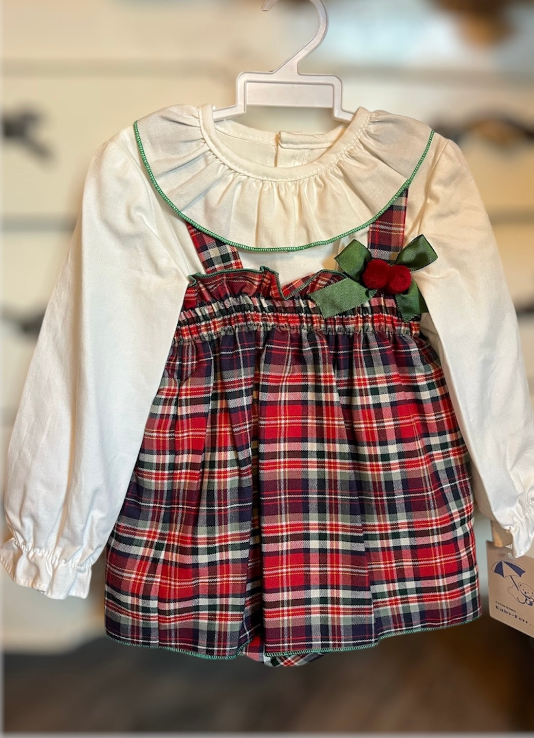 Girl's three Piece Checked Set 24700