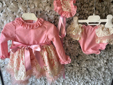 Ela ss22 dress knickers and bonnet (made to order)