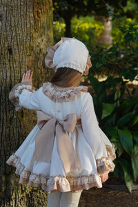 Aw25 ela dress and bonnet