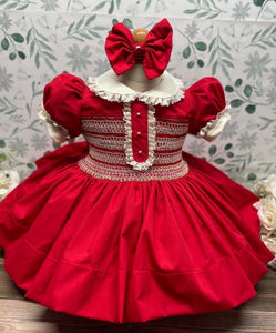 Aw25 luxe smocked dress (5/6weeks)