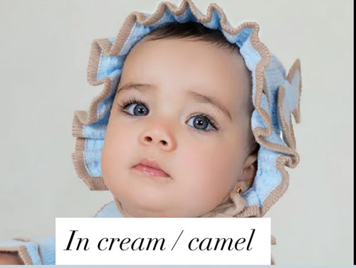 Rahigo aw25 BONNET CREAM AND CAMEL