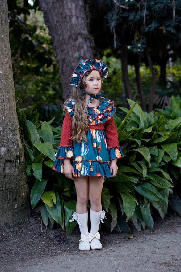 Aw25 ela dress and bonnet