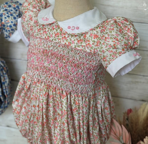 Luxury smocked romper (5/6weeks delivery)