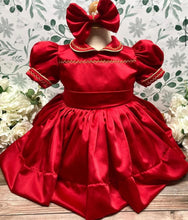 1Y 18m NIGHT DRESS, dressing gown and hair bow set READY TO SEND