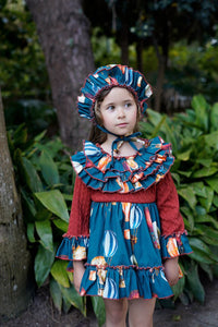 Aw25 ela dress and bonnet