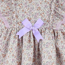 Floral older girls dress lilac