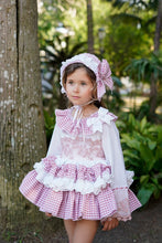 Aw25 ela dress and bonnet